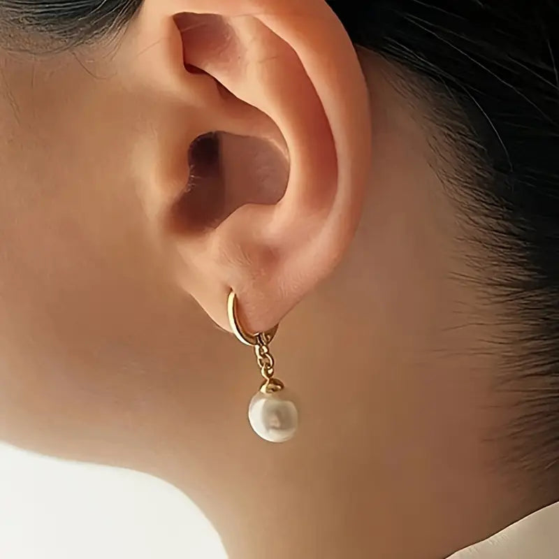 Conjunto de Collar Elegante y Delicado con Perlas