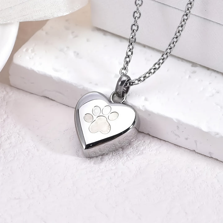 Colgante Corazón con Cenizas de tu Mascota