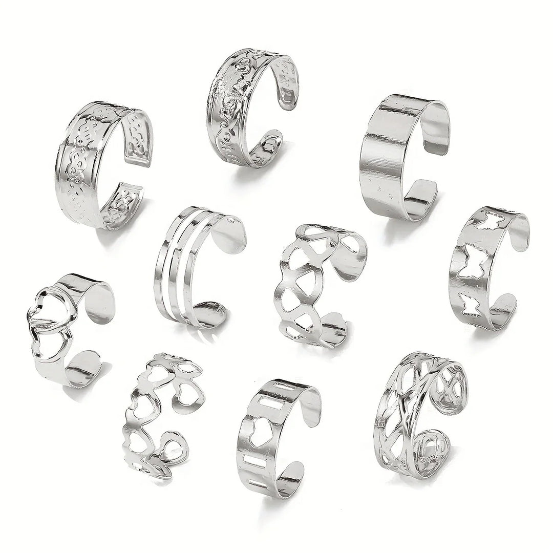 Set de 10 Anillos para Pies