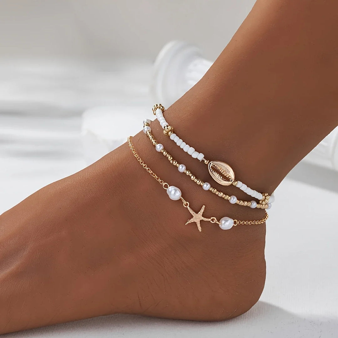 Tobillera Estrella de Oro Impermeable