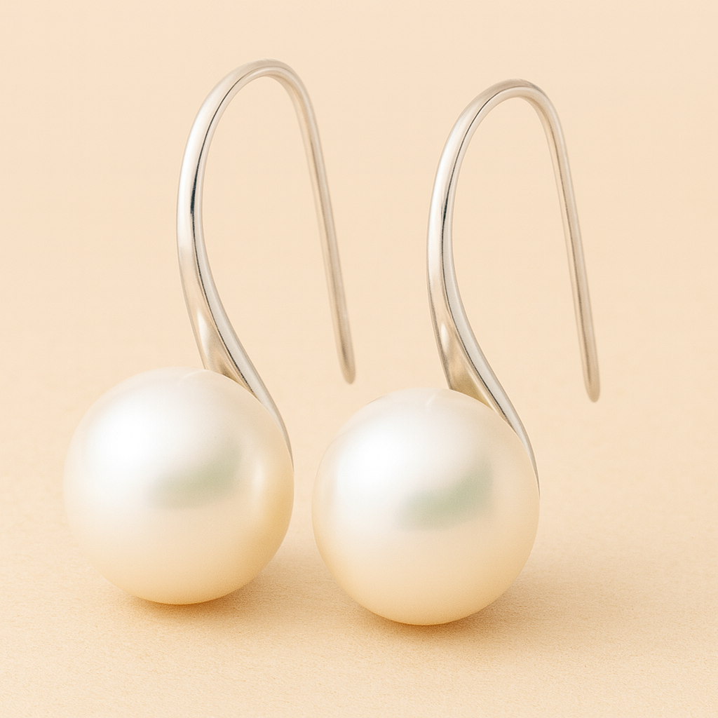Pendientes Perla Colgante