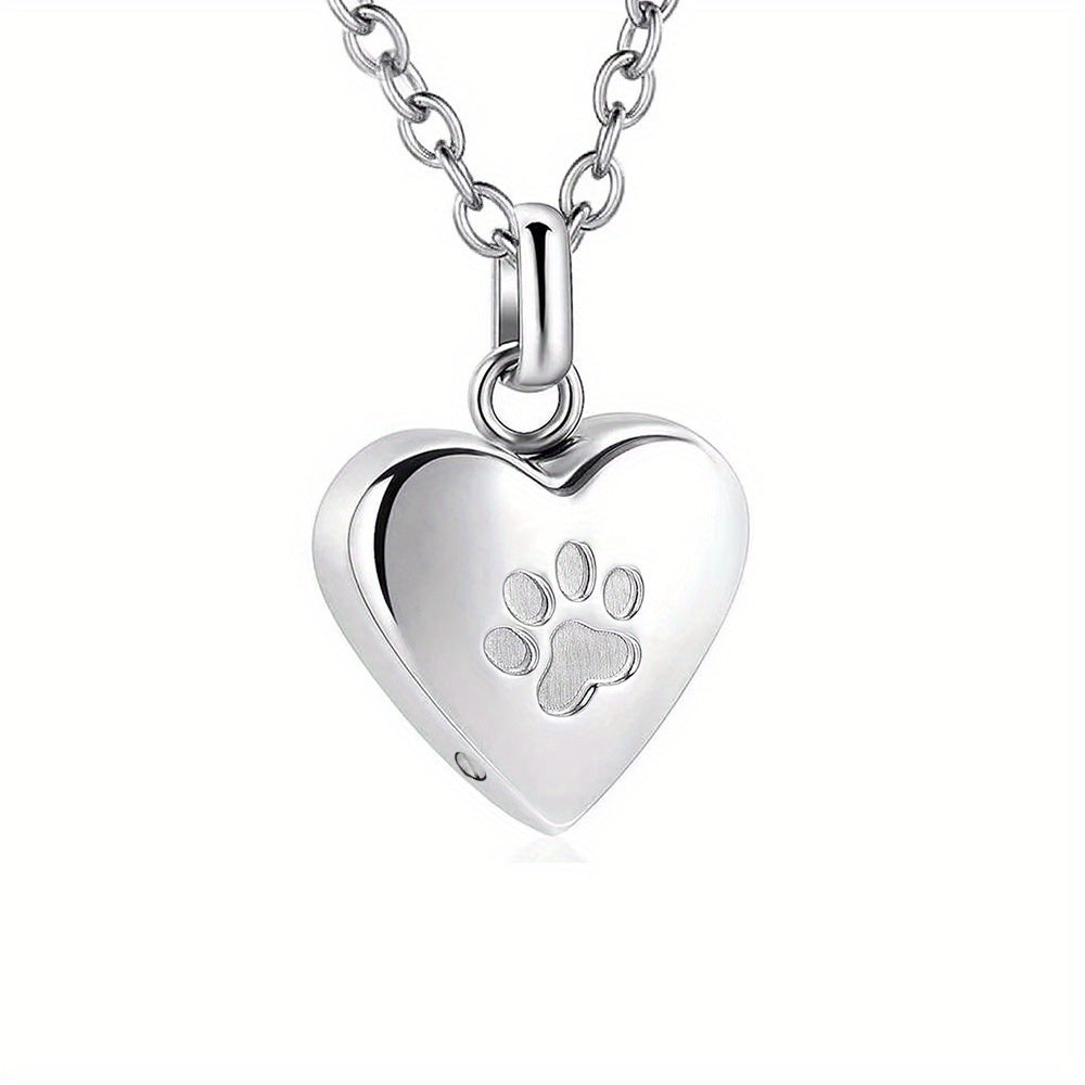 Colgante Corazón con Cenizas de tu Mascota