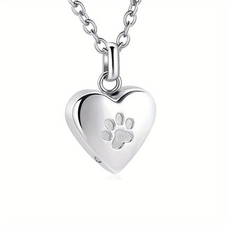 Colgante Corazón con Cenizas de tu Mascota