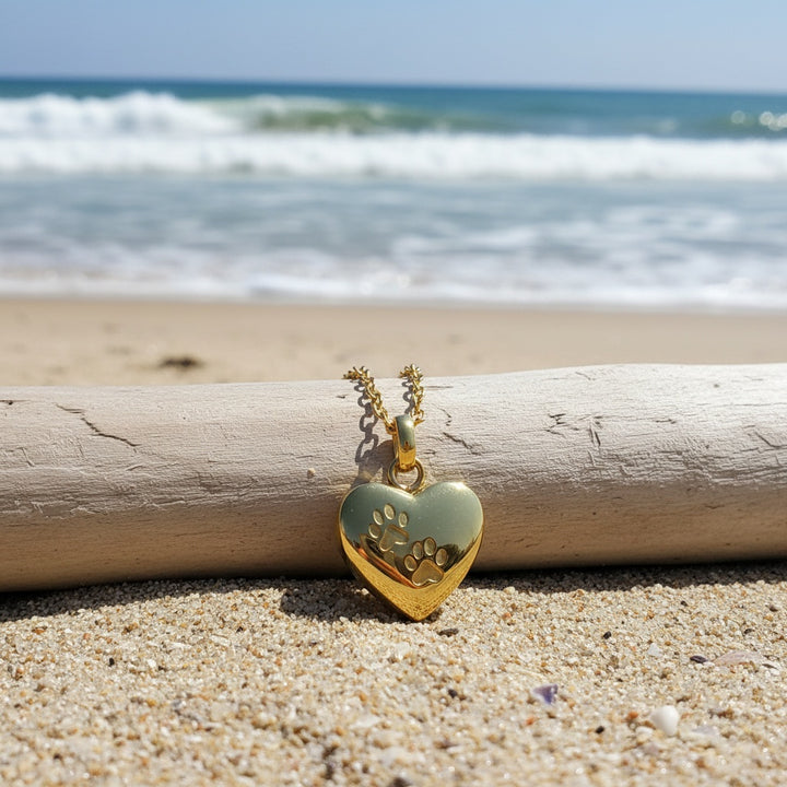 Colgante Corazón con Cenizas de tu Mascota