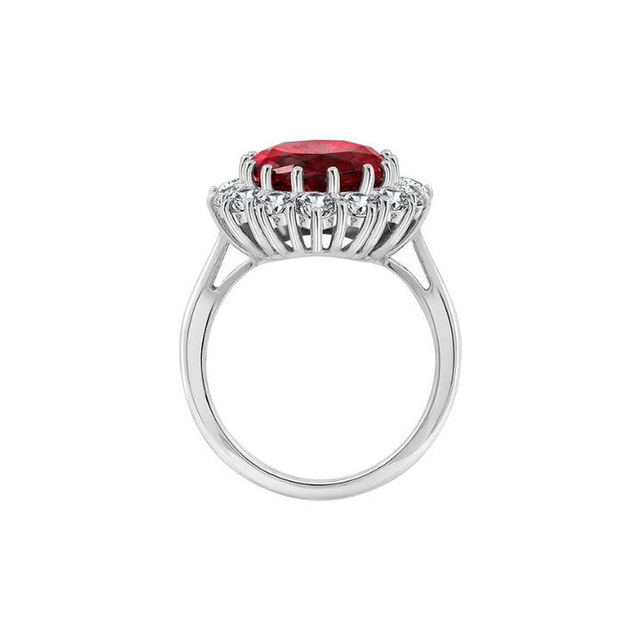 Anillo de rubí Scarlet Crown Oro