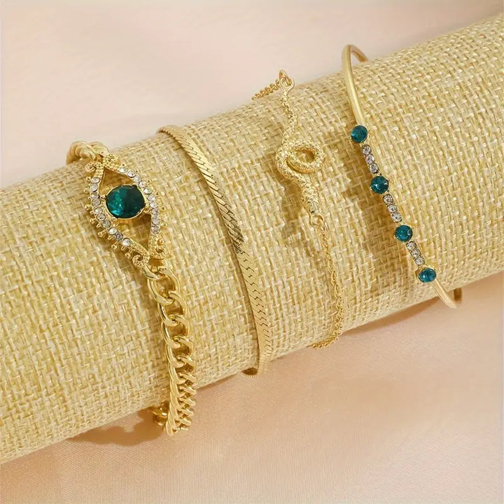 Set de pulseras Serpina Veyra Oro