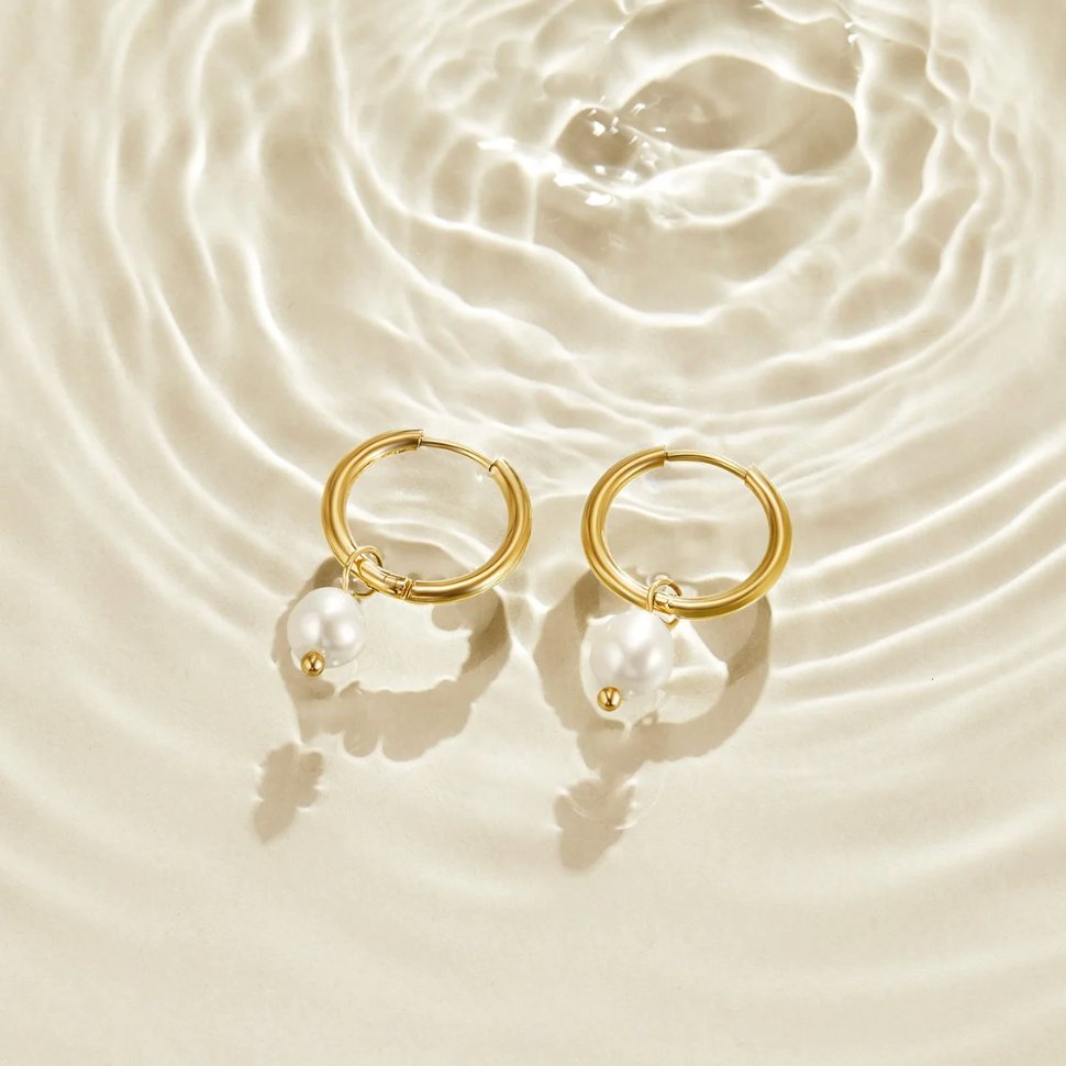 Pendientes con Perla
