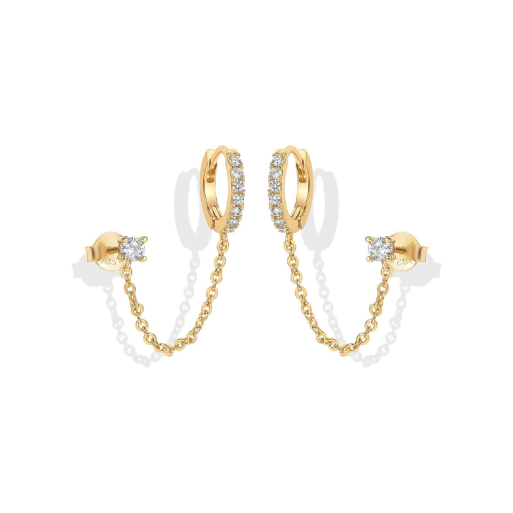 Pendientes Cadena Doble