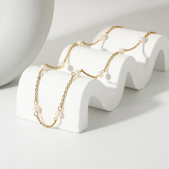 Collar de perlas de agua dulce