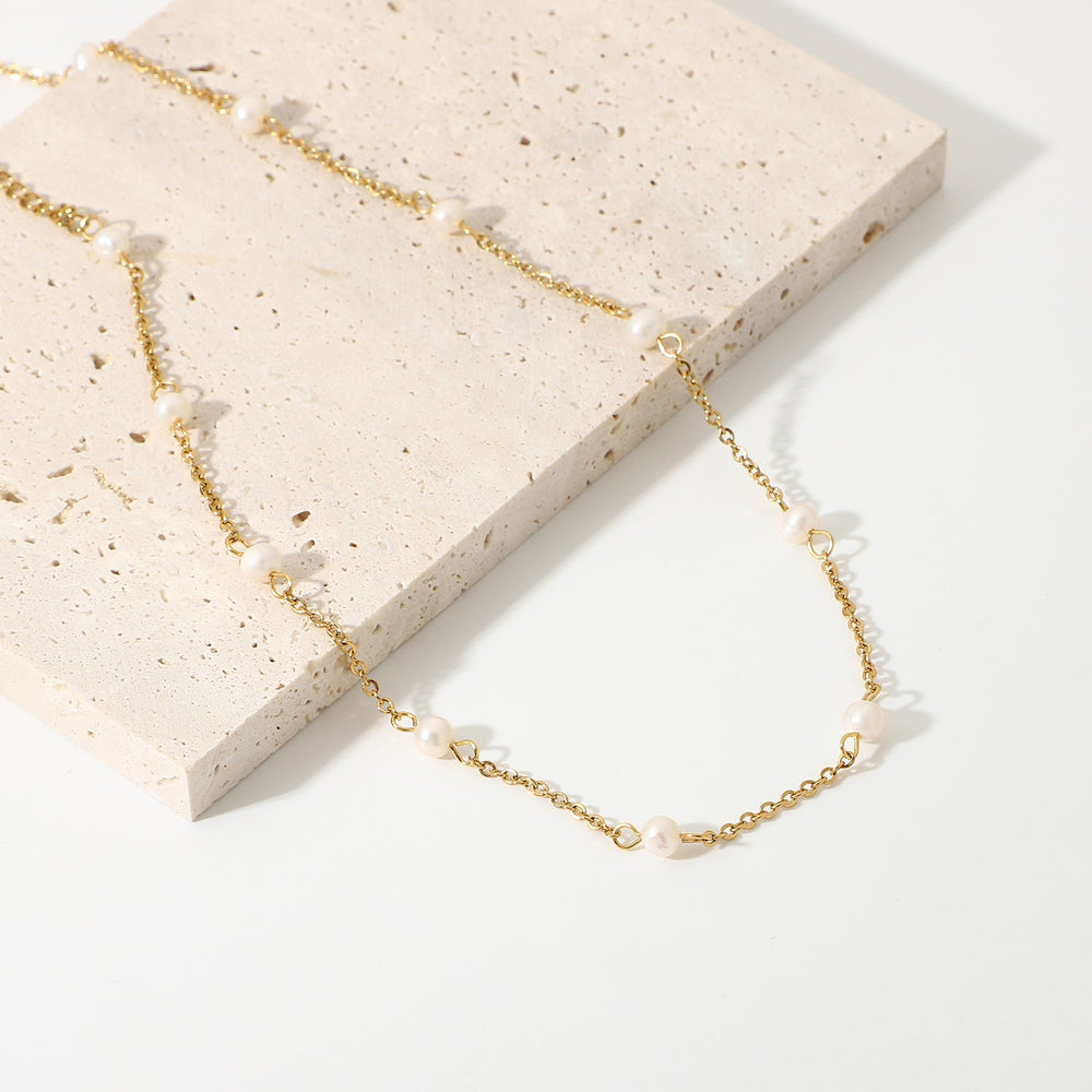 Collar de perlas de agua dulce