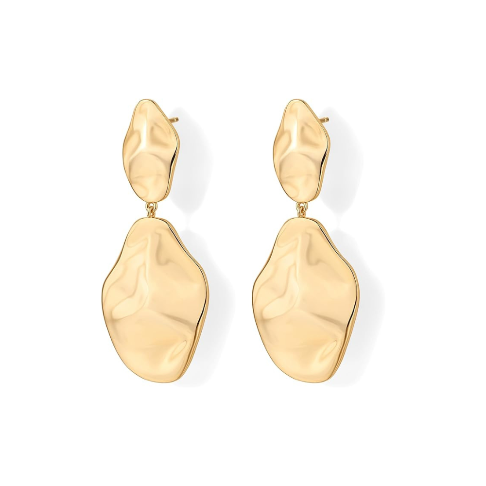 Pendientes Ondas Doradas