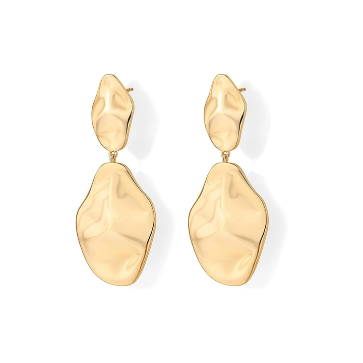Pendientes Ondas Doradas