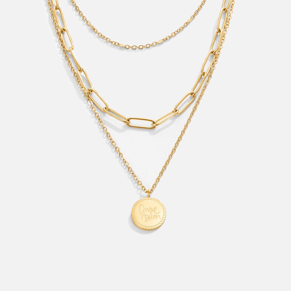 Collar de Monedas en Capas