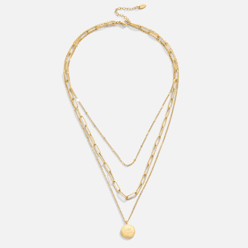 Collar de Monedas en Capas