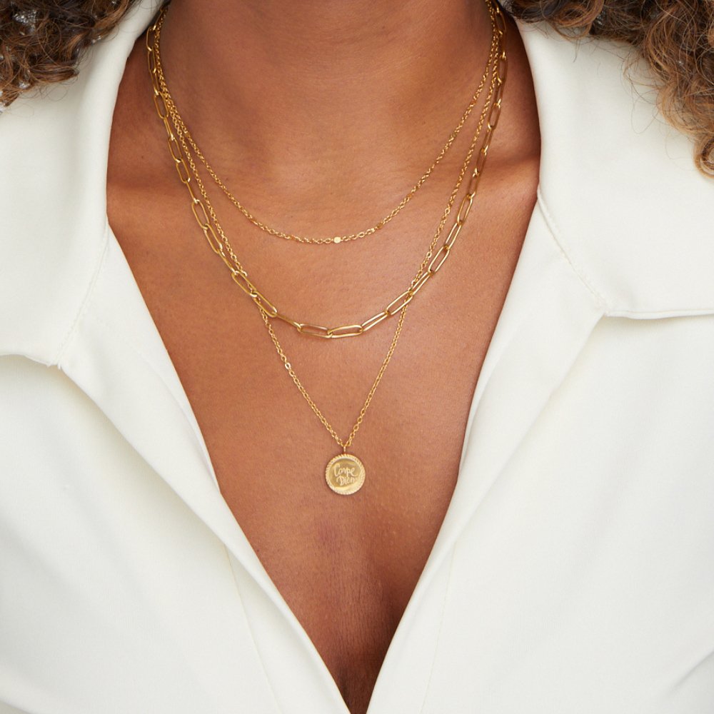 Collar de Monedas en Capas