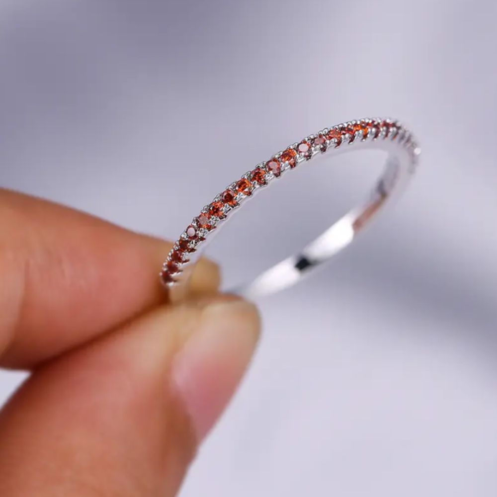 Anillo Rojo Delicado
