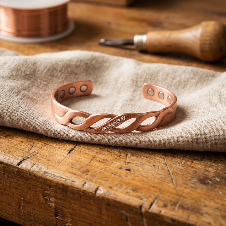 Pulsera de Cobre Costura