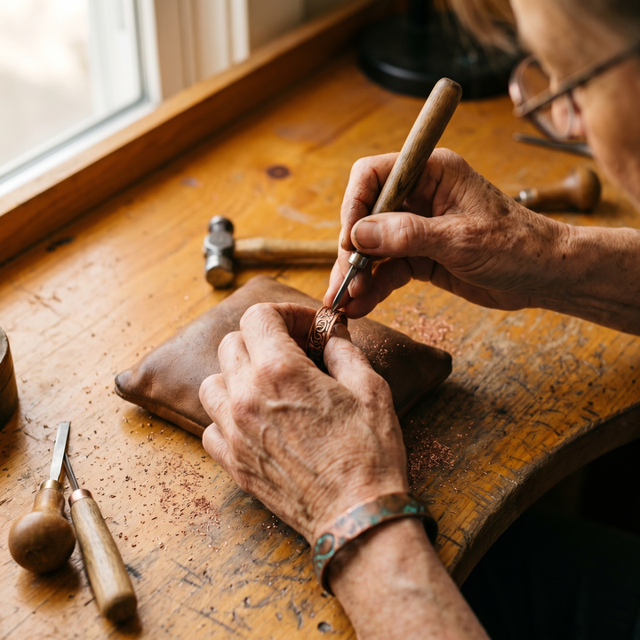 Anillo de Cobre Erizo