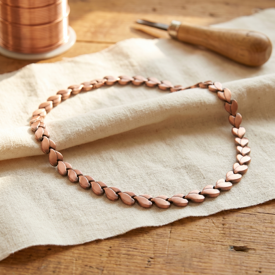 Collar de Cobre Trenzado