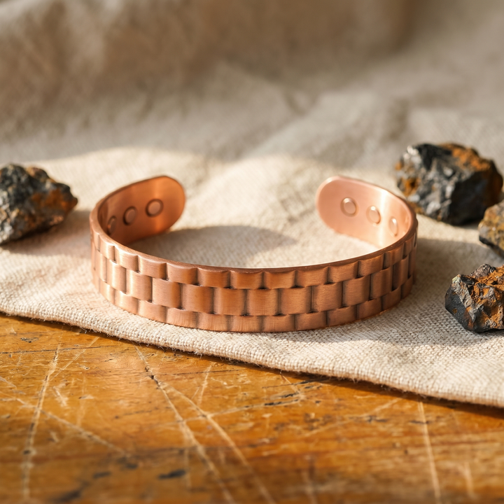 Pulsera de Cobre Eslabones Hombre