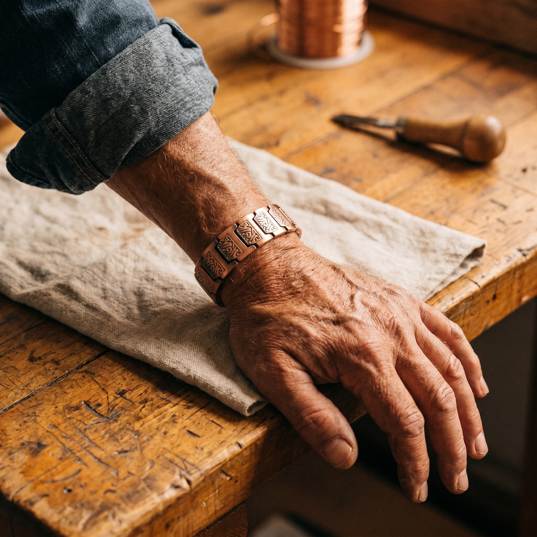 Pulsera de Cobre Hombre Cañada