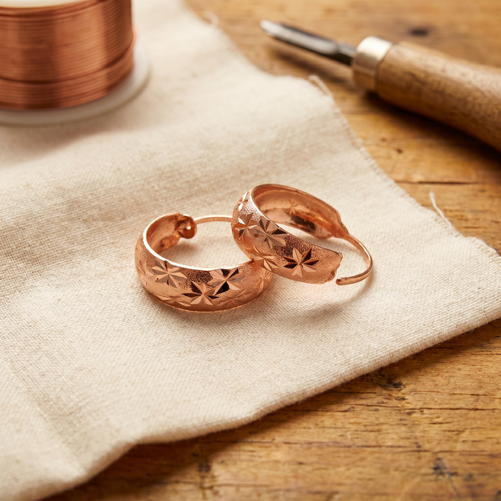 Aros de Cobre Grabados