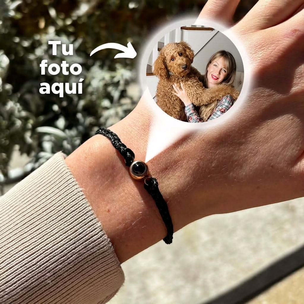 Pulsera Color Personalizada con Foto de tu Mascota