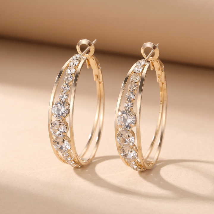 Aros Elegantes con Brillo
