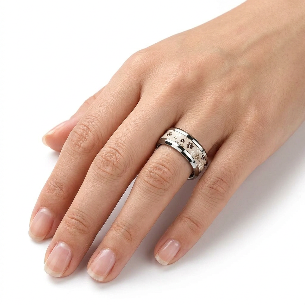 Anillo garra de perro y gato, otro ángulo