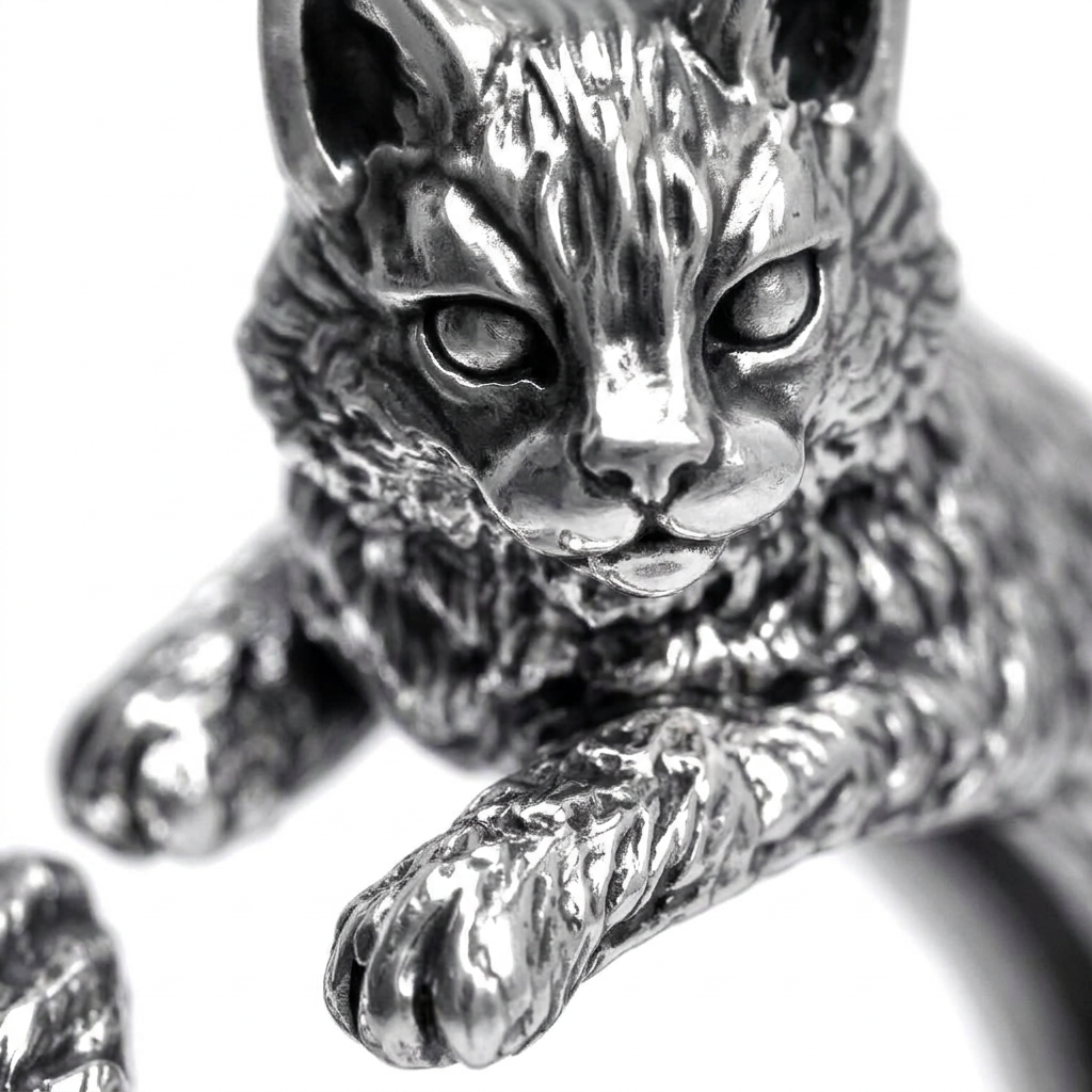 Detalle de la silueta del gato
