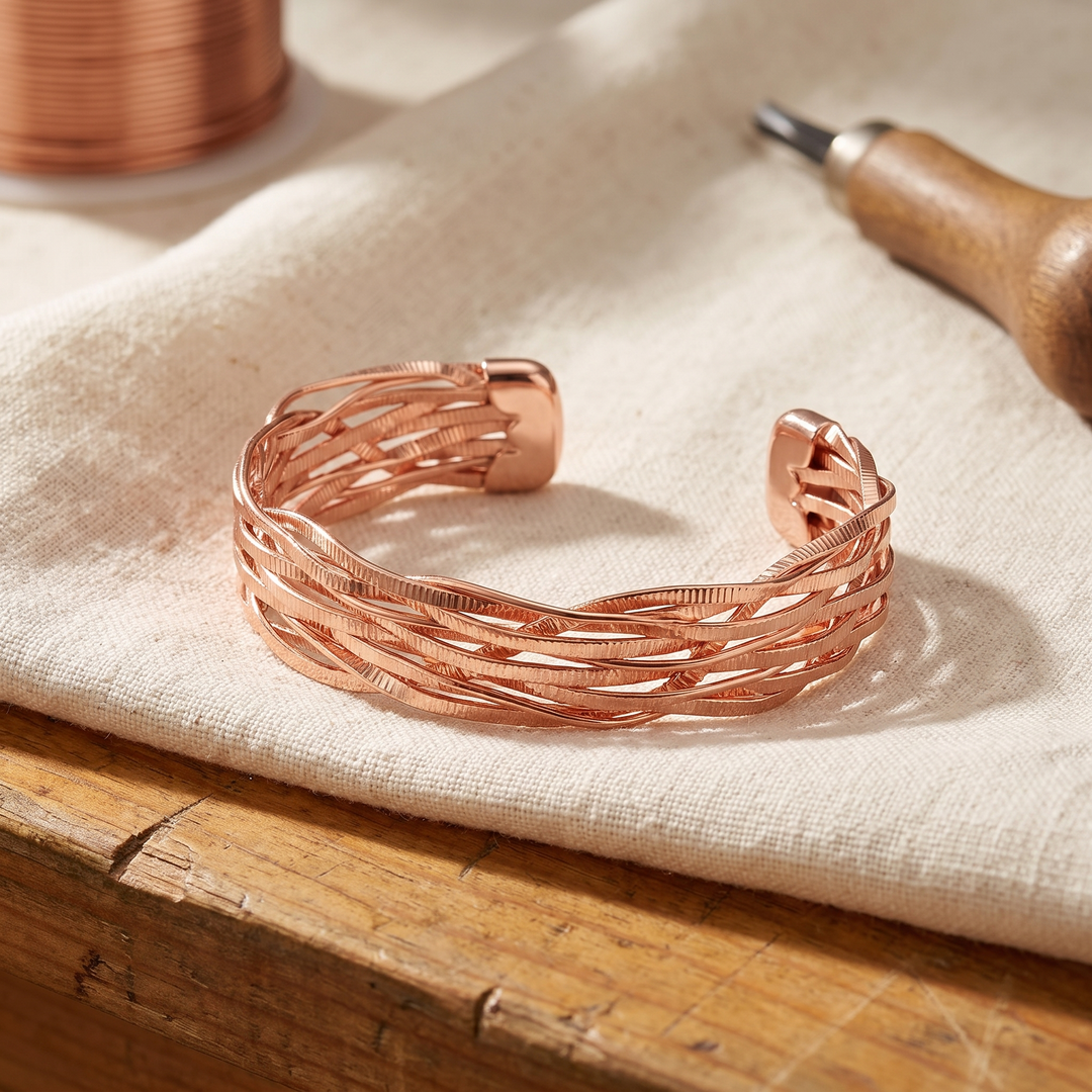 Pulsera de Cobre Hilo