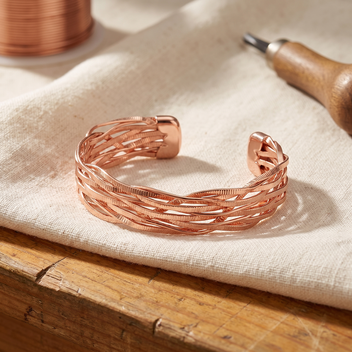 Pulsera de Cobre Hilo