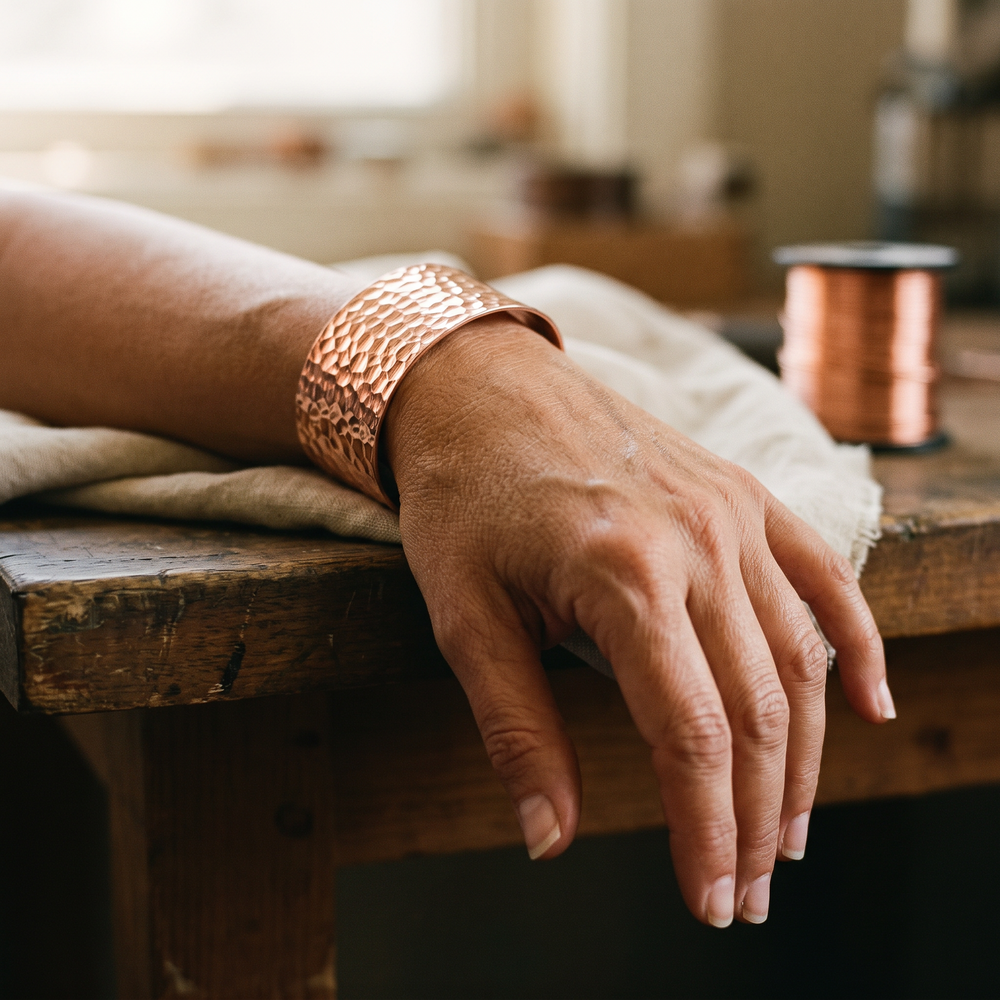 Pulsera de Cobre Forja