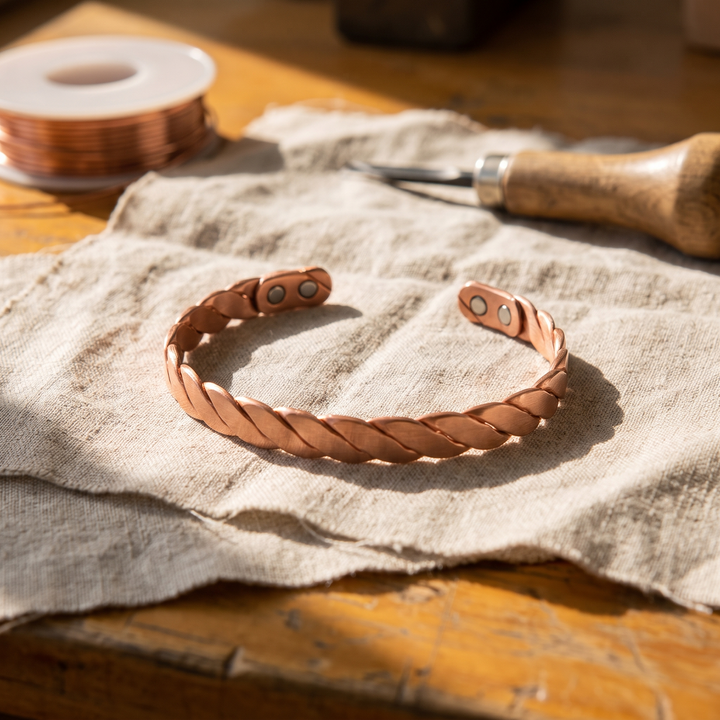 Pulsera de Cobre Caña