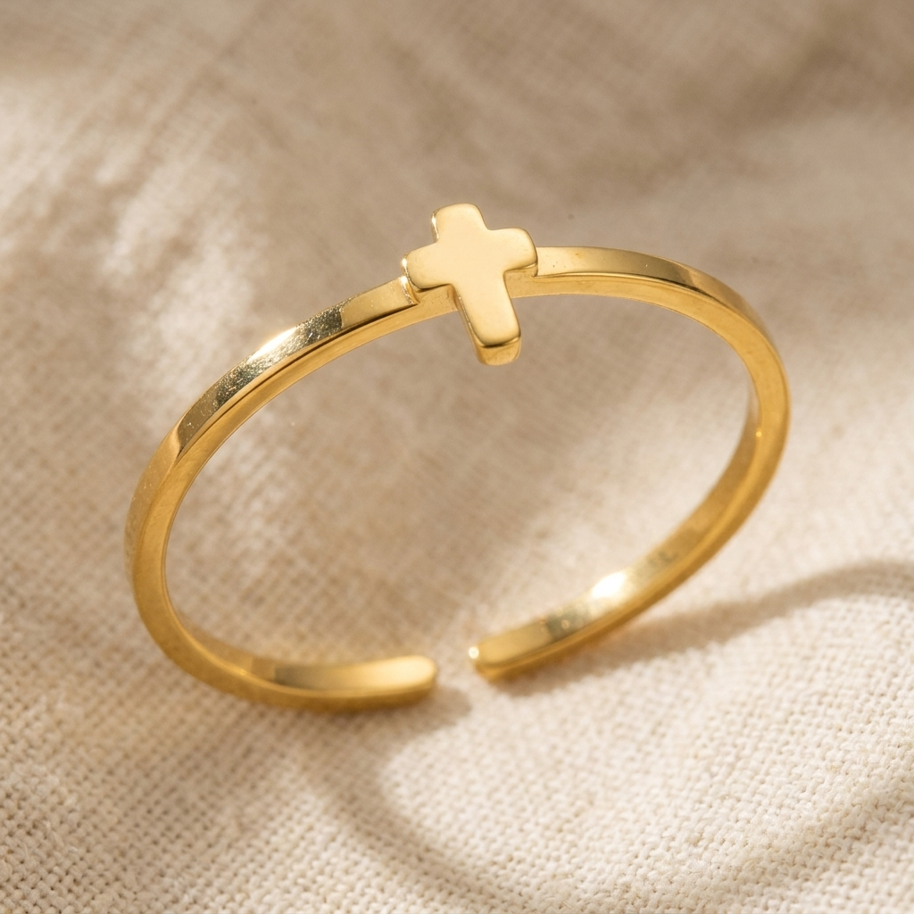 Anillo Cruz Delicada