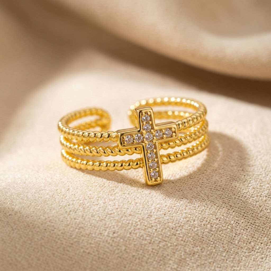 Anillo Cruz de Cuerdas