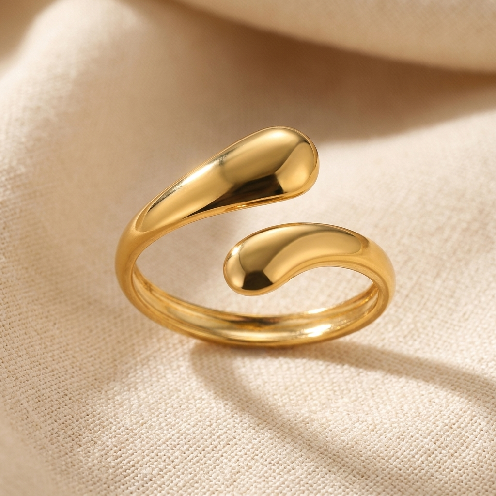 Anillo Gota Cruzada