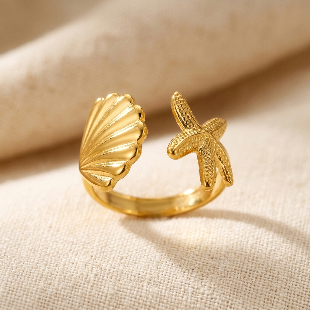 Anillo Concha y Estrella