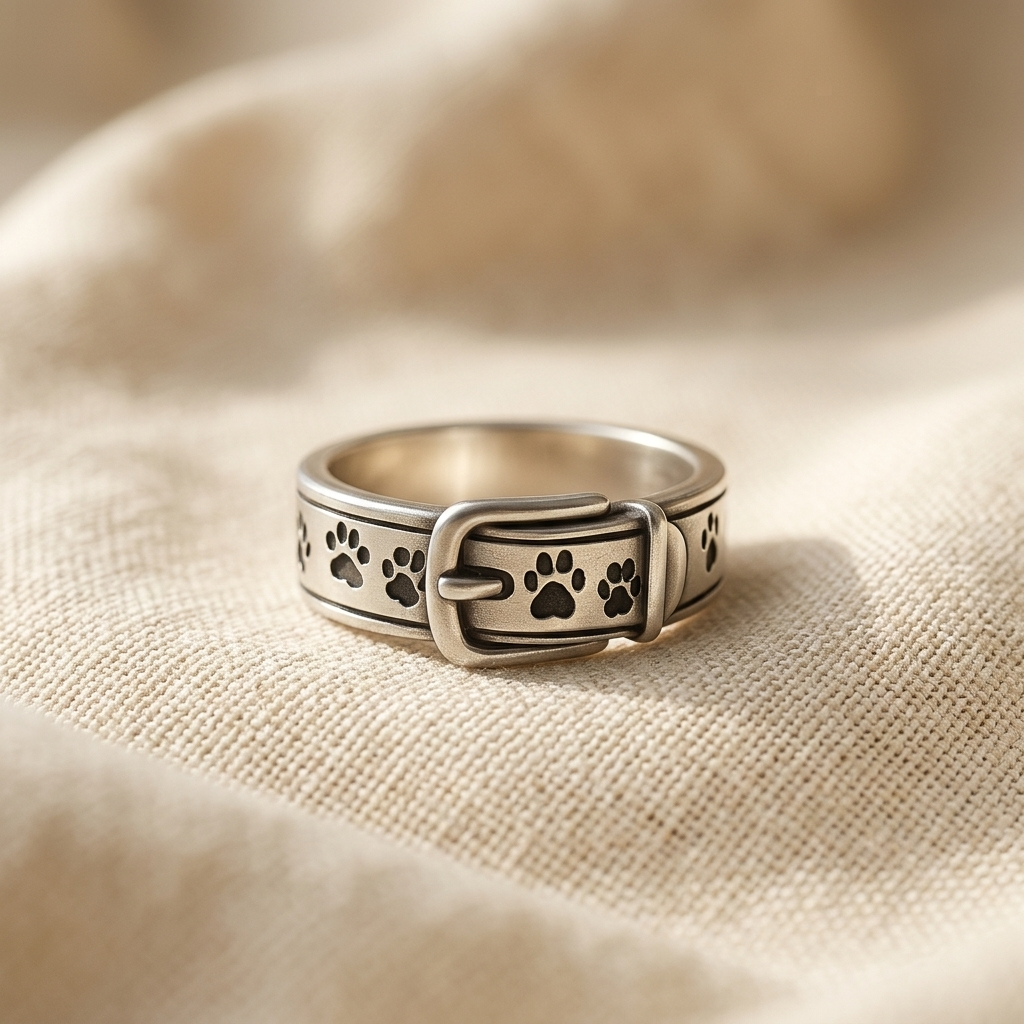Anillo Inspirado en Collar Canino