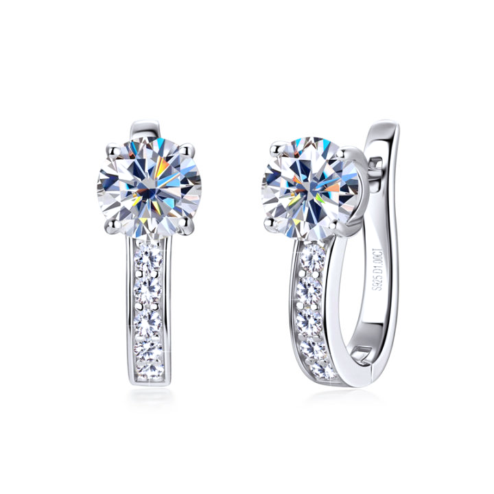 Pendientes Huggie Channel de Oro