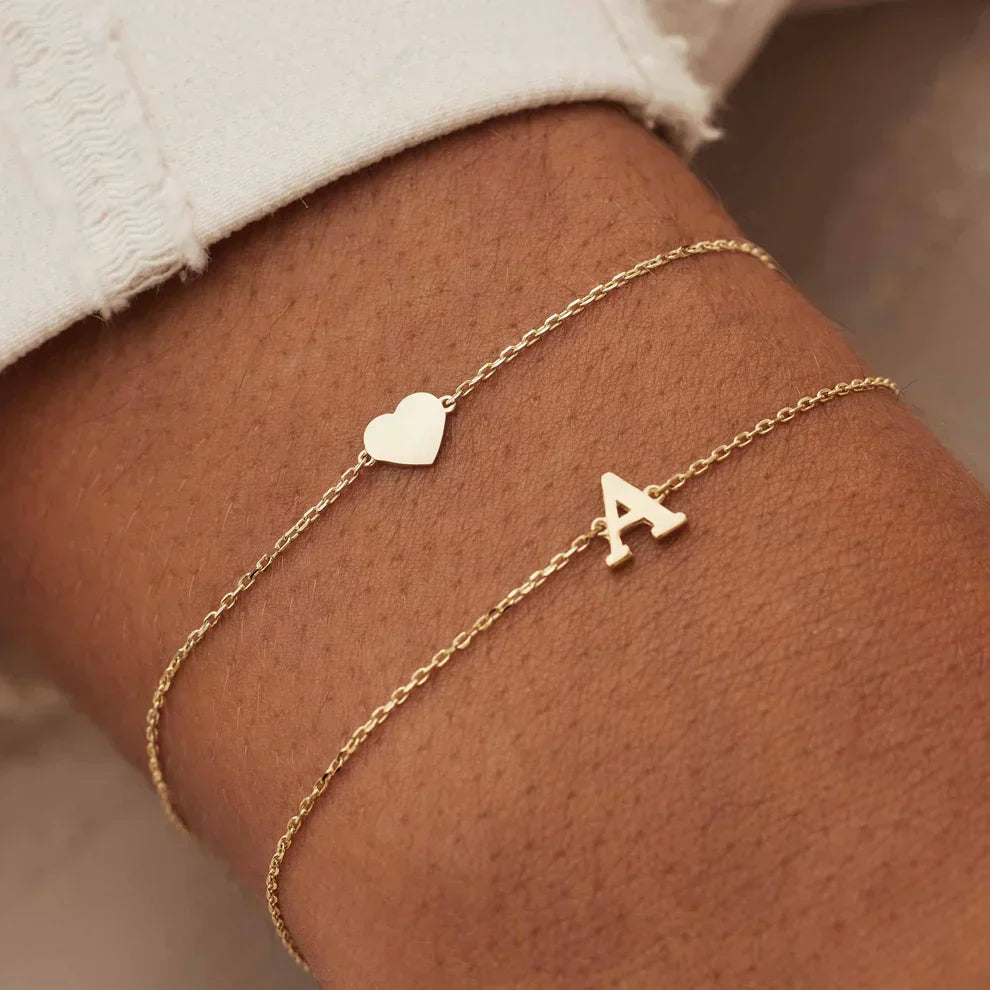 Pulsera Inicial Dorada