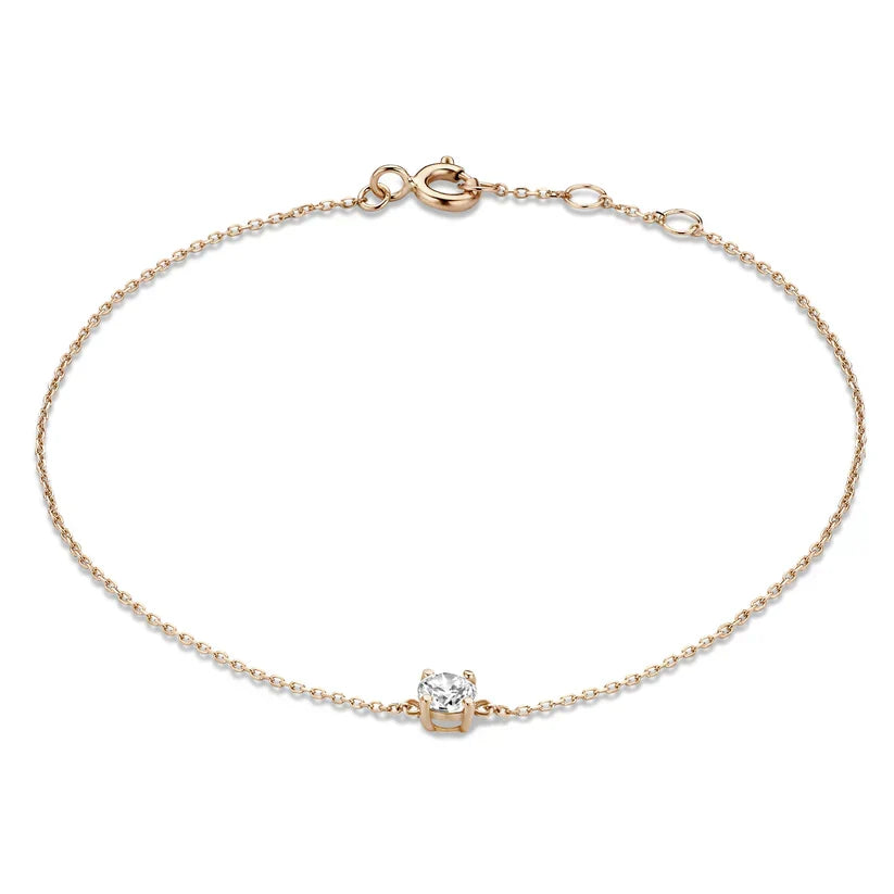 Pulsera Fina Solitario