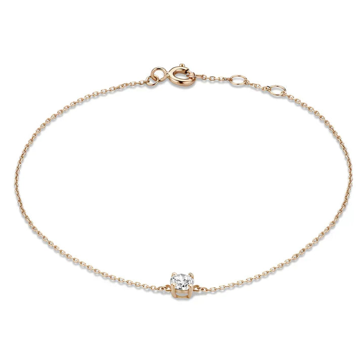 Pulsera Fina Solitario
