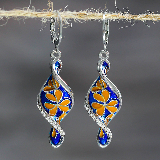 Pendientes Vintage Plateados
