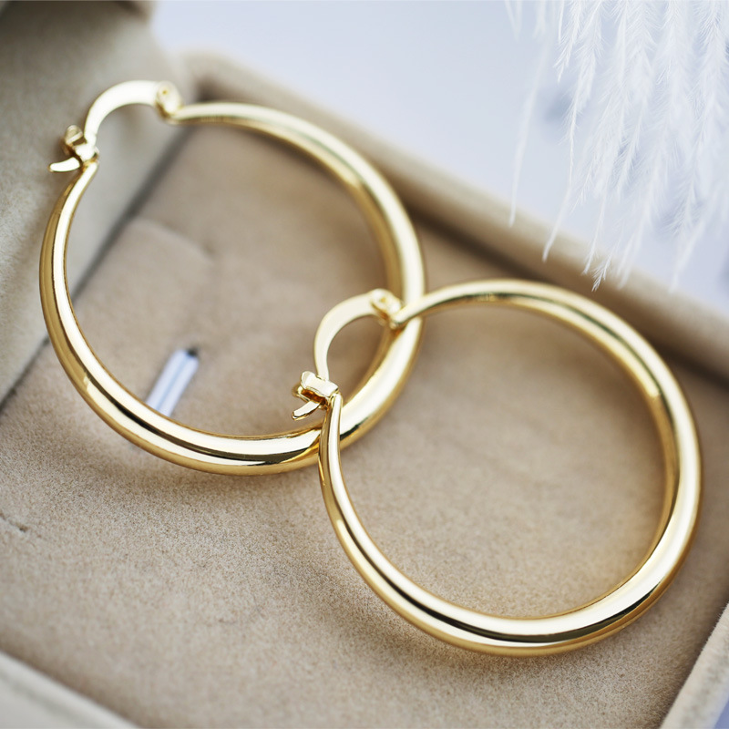 Pendientes Aros de Oro Vintage