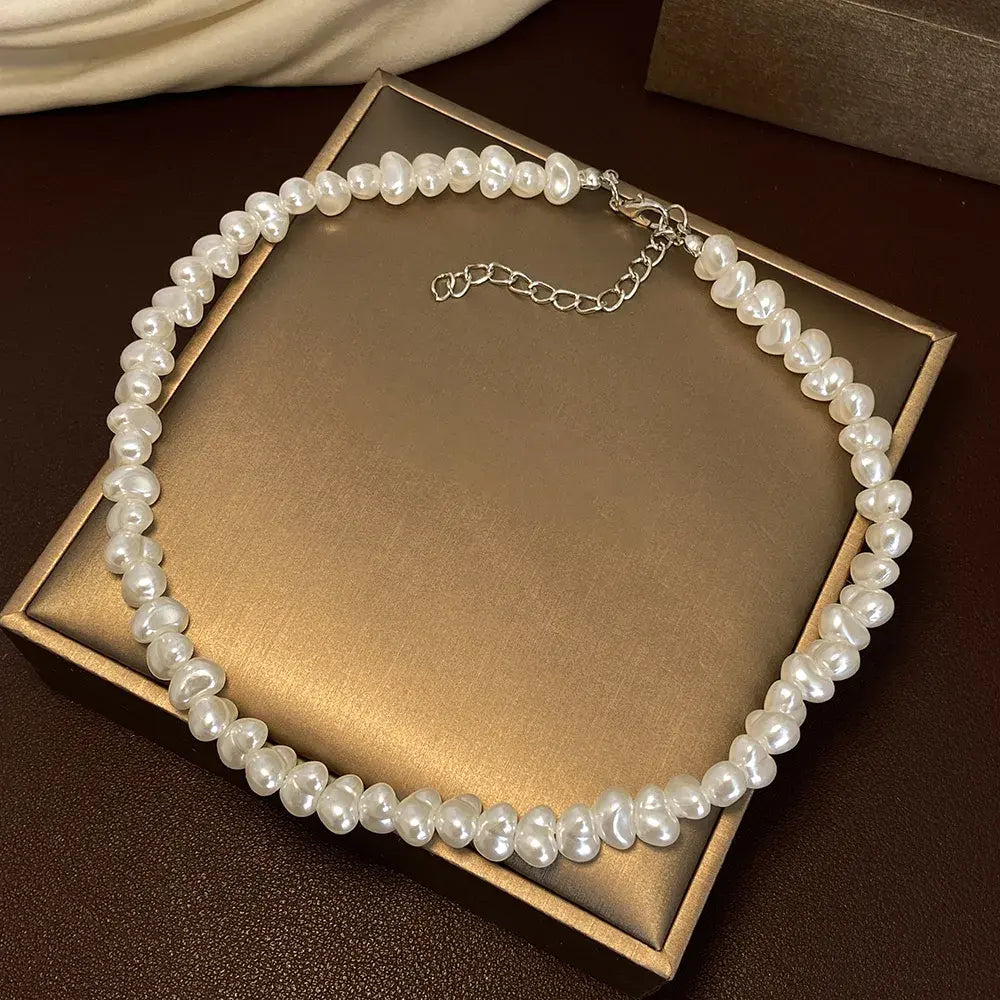 Collar de Perlas Barrocas Fino