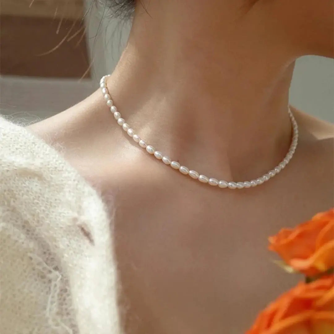 Collar Perlas Naturales Clásico