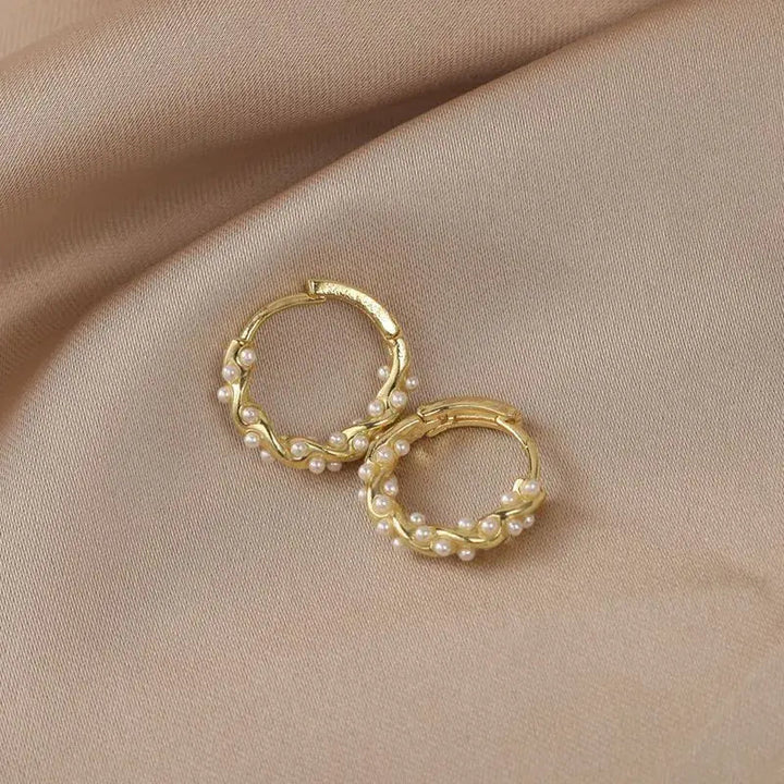 Aros Pequeños con Perlas