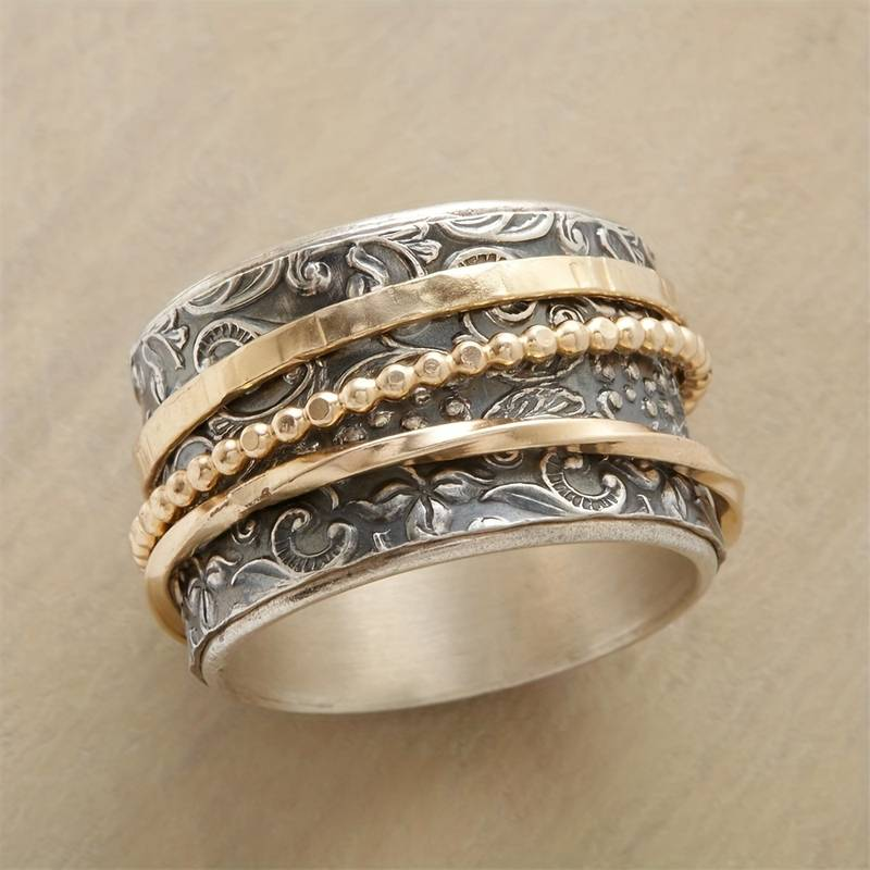 Anillo Antiguo Bicolor