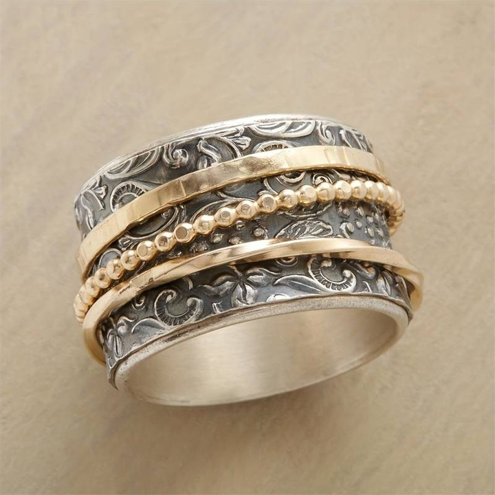 Anillo Antiguo Bicolor